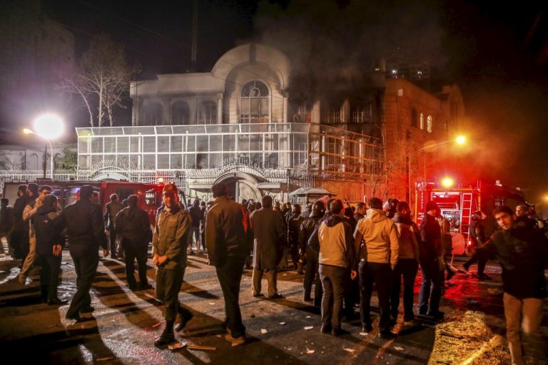 The defendants, accused of attacking the Saudi Embassy in Tehran are acquitted of charges of property damage