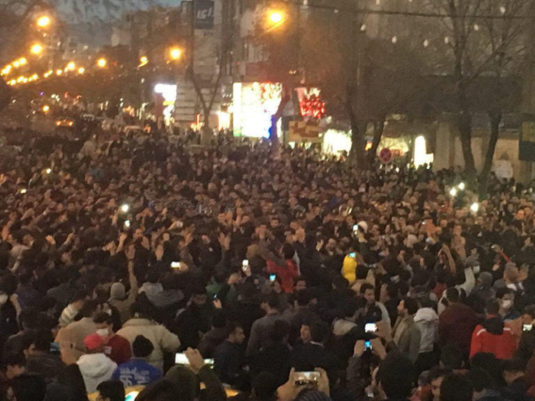 THOUSANDS ILLEGALLY DETAINED IN IRAN AMIDST PROTESTS