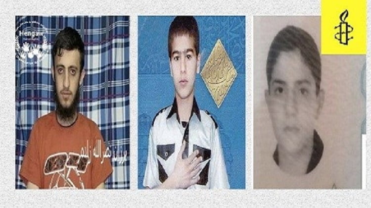 International watchdog urges Iran to stop execution of three Kurdish teenagers