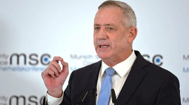Gantz: I Stand With Netanyahu Against Iran