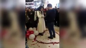 Iran couple detained for public marriage proposal