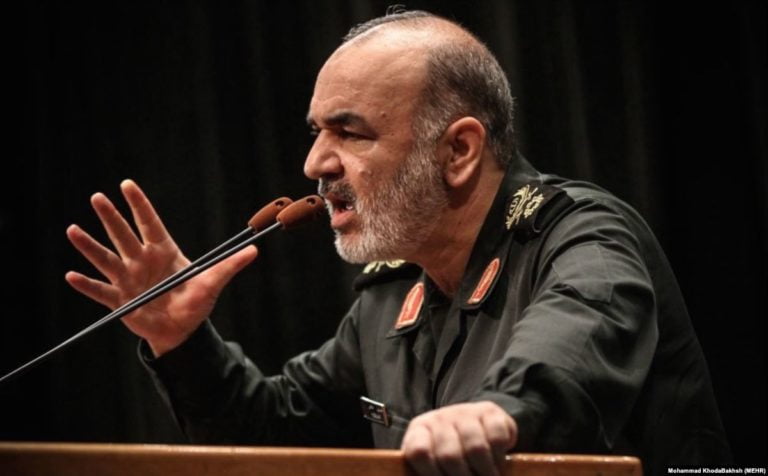 IRGC chief says Iran’s ballistic missiles capable of hitting ‘carriers in the sea’