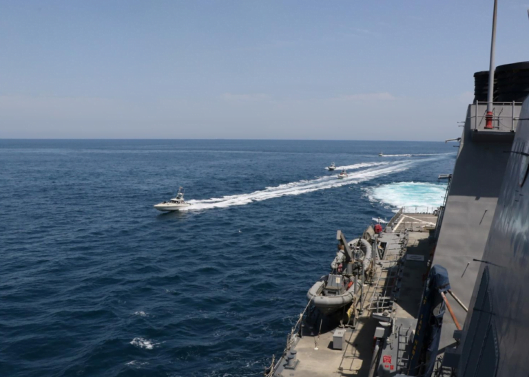 Exclusive: In veiled warning to Iran, U.S. tells Gulf mariners to stay clear of its warships