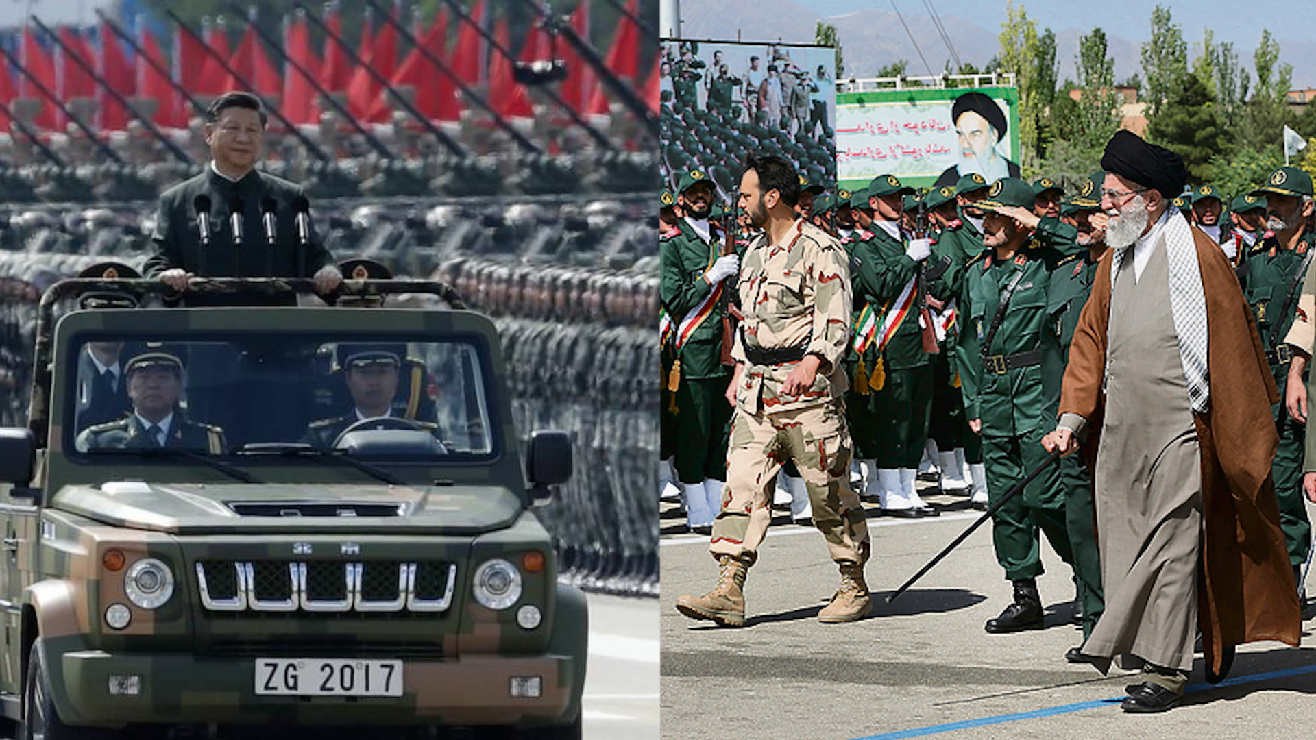 Iran's IRGC and China's Red Army Competitions and Crimes