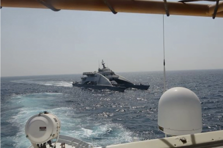 US Navy fired warning shots at IRGC vessels in Gulf