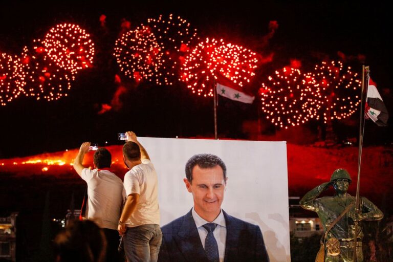Syria’s Bashar al-Assad re-elected for 4th term with a 95% vote