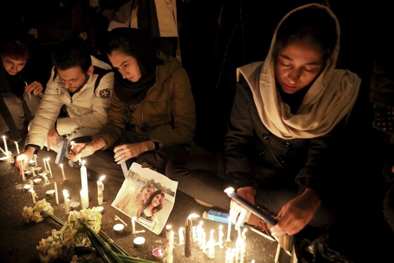 Iran Harassing Families Of Those Killed In Downed Ukrainian Plane, Says Rights Watchdog