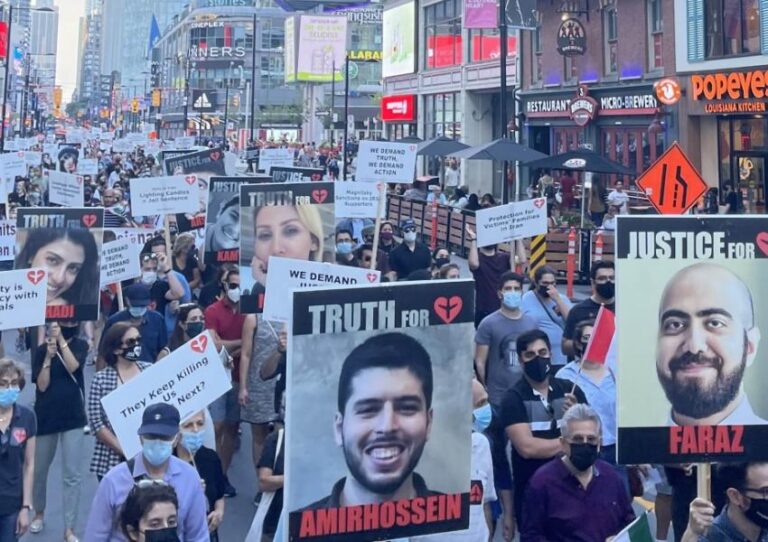 Toronto Marchers Demand Canada Take Iran to World Court Over Downed Flight