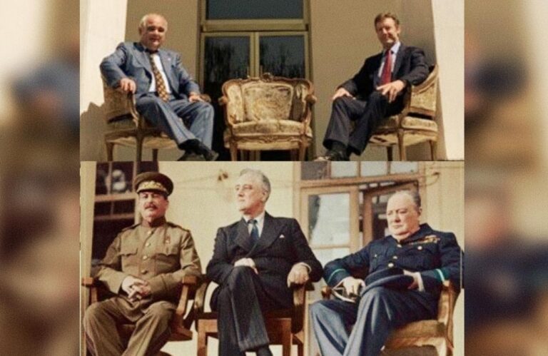 Iran fuming over British-Russian ambassadors restaged WWII image