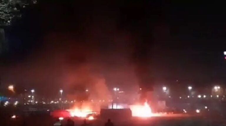 Riot police attack water protesters in Iran at midnight