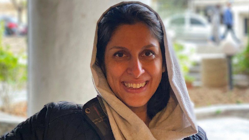 Nazanin Zaghari-Ratcliffe after she was released from house arrest in Tehran in March 2021