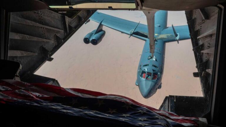 US bombers fly near Iran in response to hijacked sea drones