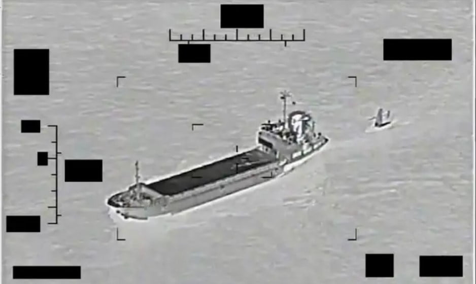 Iranian IRGC failed hijacking of a U.S. Navy unmanned vessel